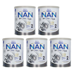 Nestle Nan 2 Plus Zestaw 5x 800 g