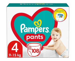 PAMPERS Pants 4 MAXI 9-15 kg 108 szt