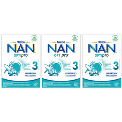 Nestle Nan 3 Optipro Zestaw 3x 650 g