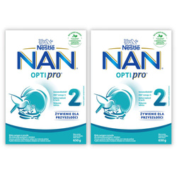 Nestle NAN 2 ZESTAW 2x 650g KARTON